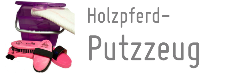 Holzpferd-Zubehor-Putzzeug-Putzburste