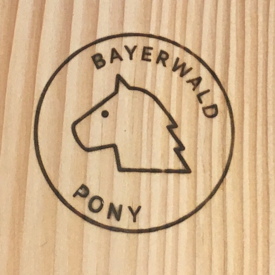 Stempel-Holzpferd-Bayerwald-Pony