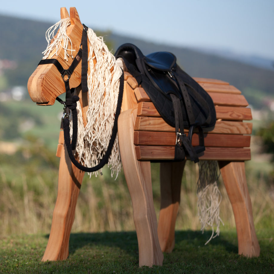 Führstrick Set auch für Holzpferd Holzpferde Pony Vollblut Warmblut Halfter 