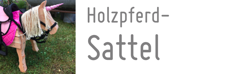 Holzpferd-Zubehor-Sattel